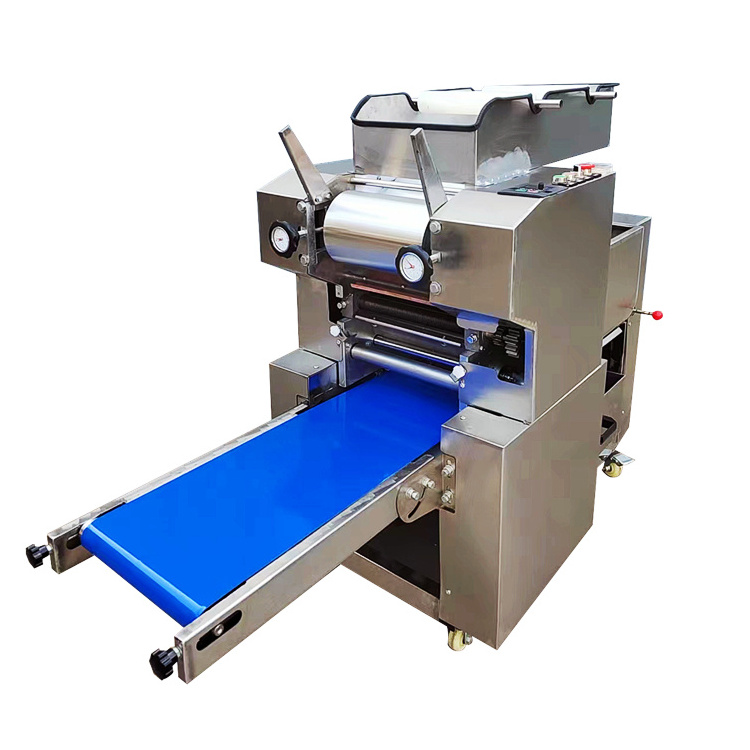 Industrial Japanese Noodle Ramen Making Machine With Cutter Dough Sheeter Pressing Rolling Machine