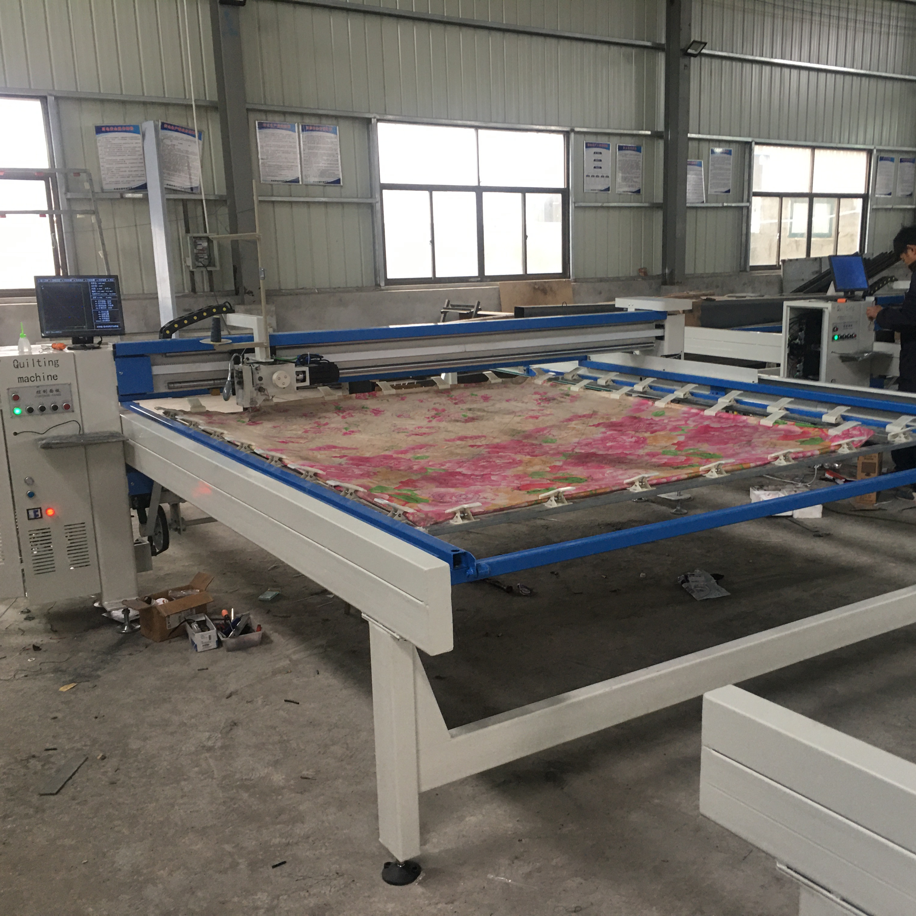 Computerized Long Arm Frame Mattress Duvet Quilting Sewing Machine Machines For Quilting