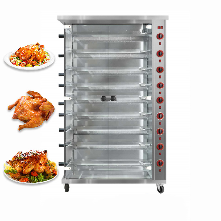 Commercial Gas Grill Chicken Rotisserie Oven Gas Roast Oven Machine For Chicken