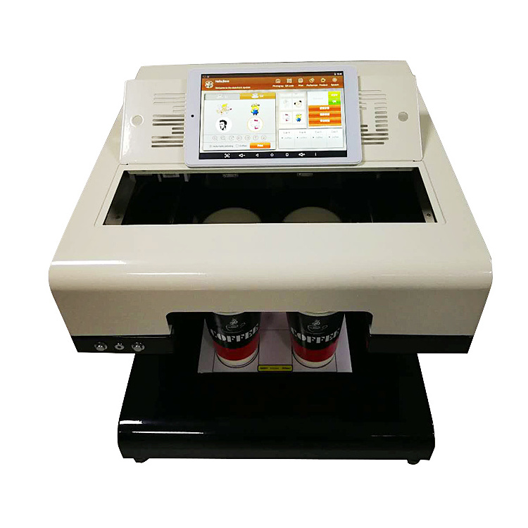 Hot Sale Coffee Printer 4 Cup Cake Printer Chocolate Selfie Printer Coffee Printing Machine