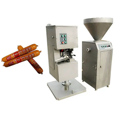 Automatic 304 Stainless Steel Sausage Stuffer Making Machine Stuffer Clipper Twisting Machine