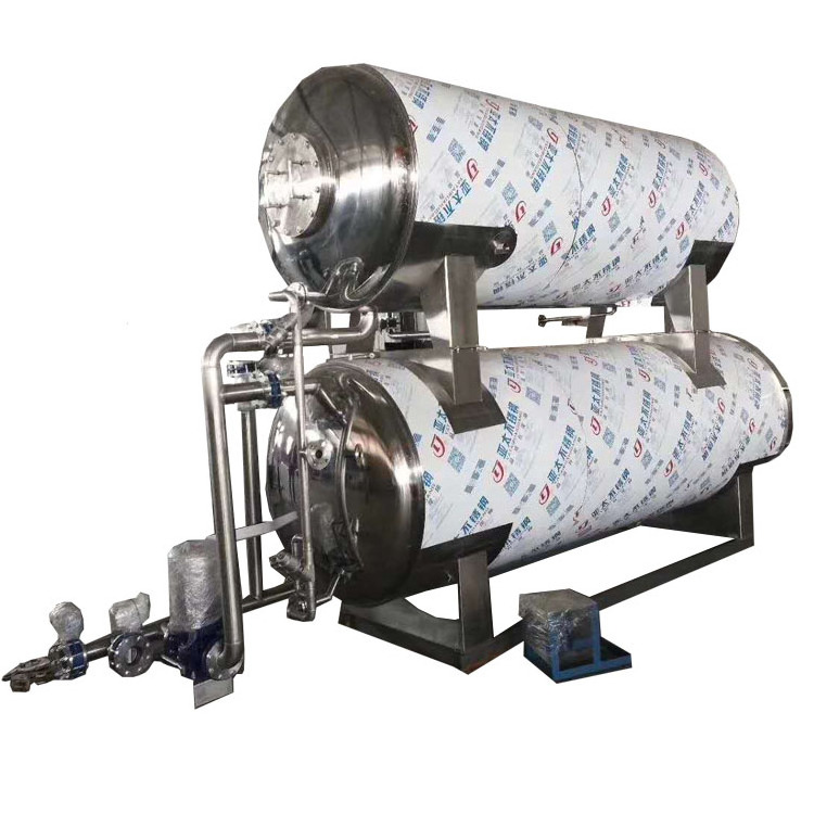 Water Immersion Autoclave Sterilizer For Canned Food Horizontal Pressure Retort Sterilization Pot