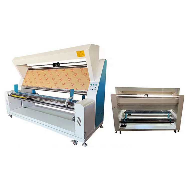 Industrial Whosale Fabric Roll Measuring Cutting Machine Cloth Textile Inspection Machine Price