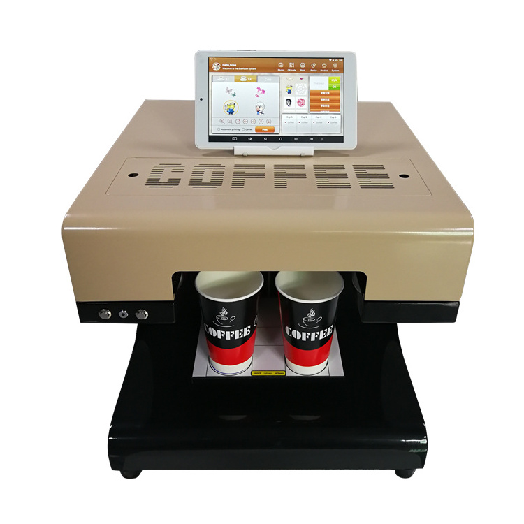 Hot Sale Coffee Printer 4 Cup Cake Printer Chocolate Selfie Printer Coffee Printing Machine