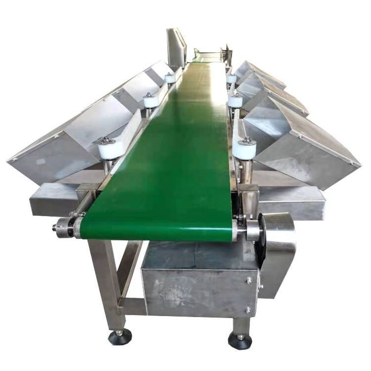 Industrial Conveyor Weight Sorting Machine Chicken Fish Seafood Meat Sorter Grading Machine