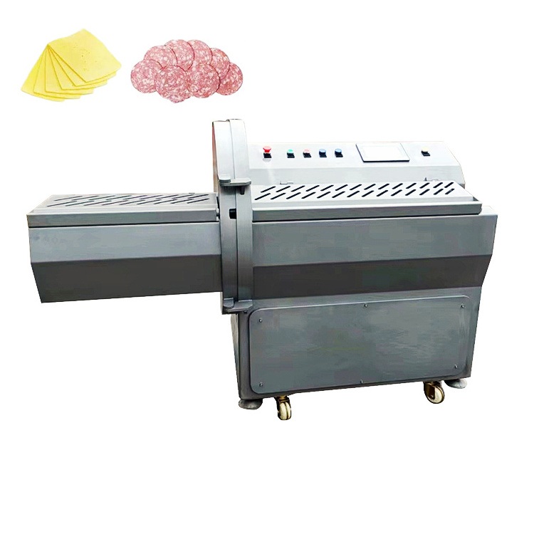 Stainless Steel Frozen Beef Pork Mutton Slicing Slicer Machine Cooked Meat Cutting Cutter Machine