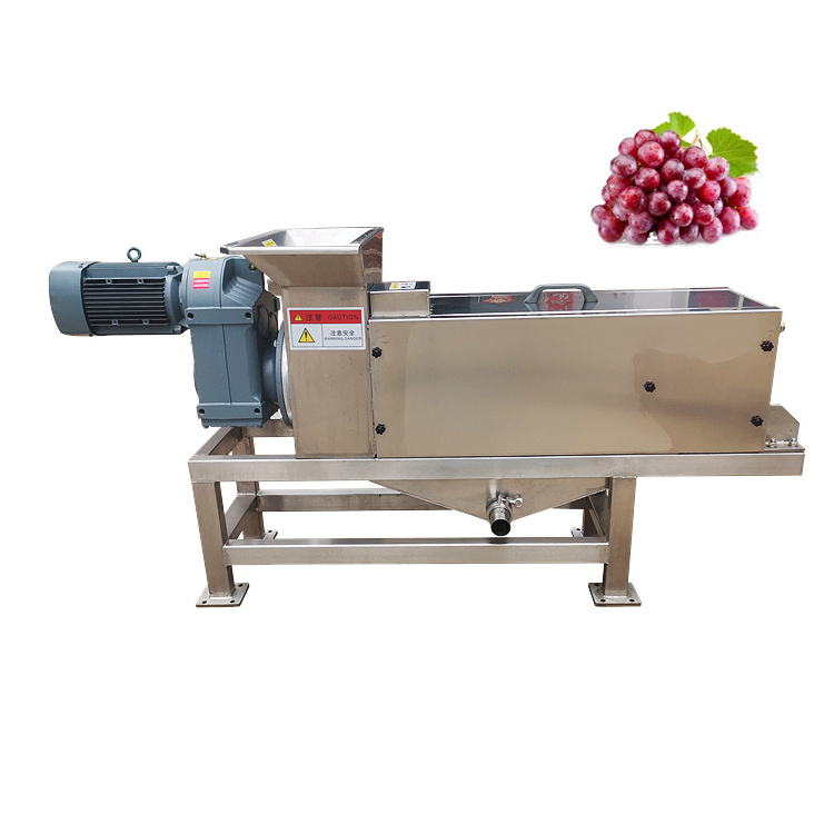 Electric Grape Juice Extracting Making Machine Ginger Grape Screw Press Juicer Squeezer Machine