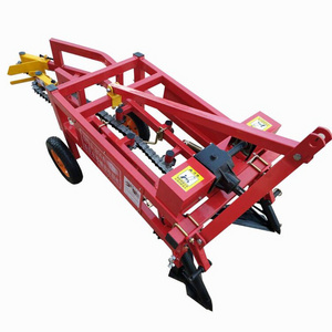 Farm 1 Row Peanut Harvester Machine Walking Tractor Groundnut Harvesting Machine Peanut Picker