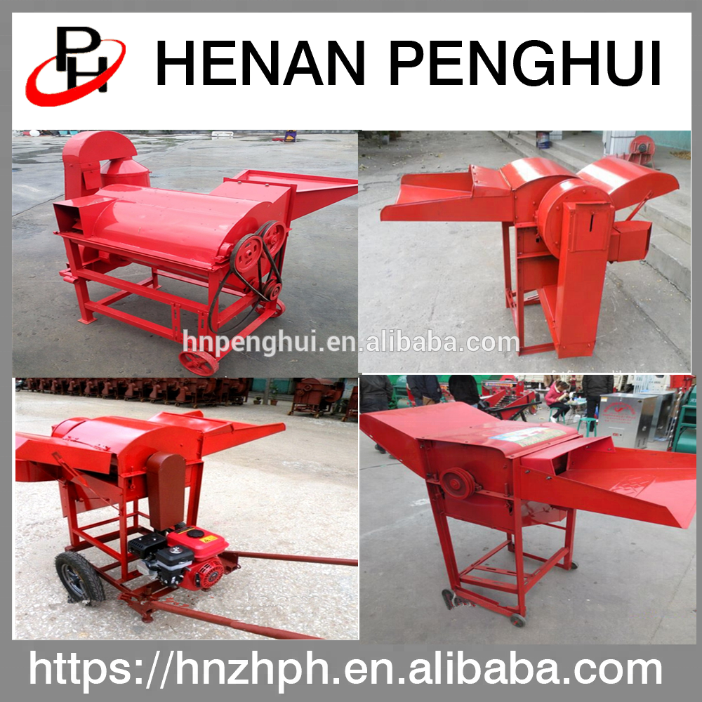 Small Mini Multi Crop Wheat Rice Dryer Bean Groundnut Sheller Thresher Machine