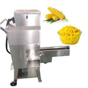 Fresh Sweet Corn Husker Sheller Thresher Seed Removing Machine Maize Peeling Shelling Machine