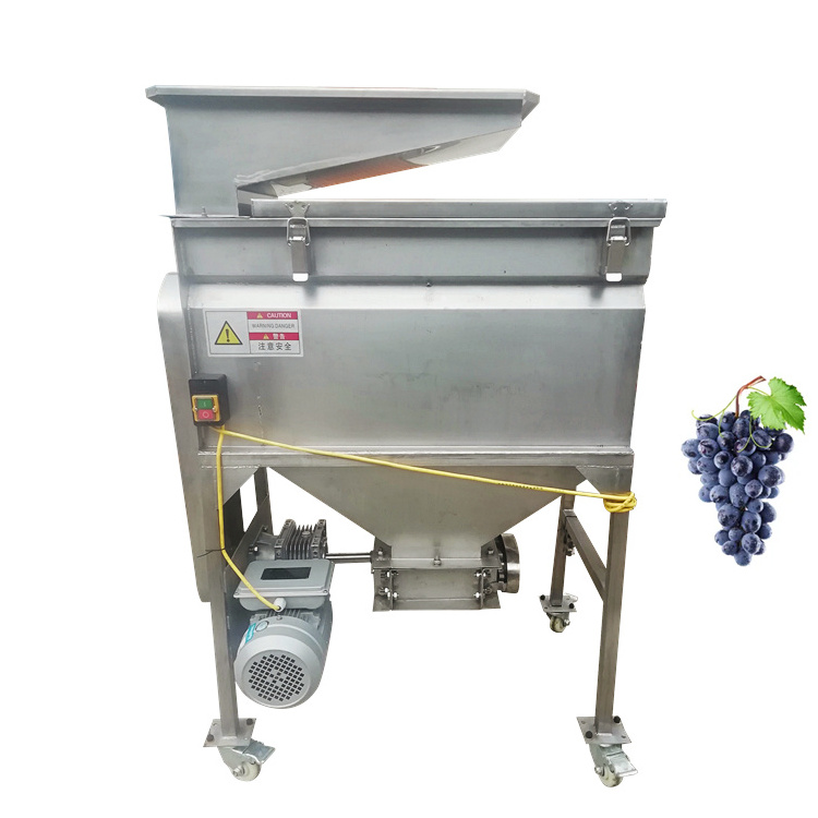 Electric Grape Stem Remover Separator Machine Stemming Grape Machine Grape Stem Cutting Machine