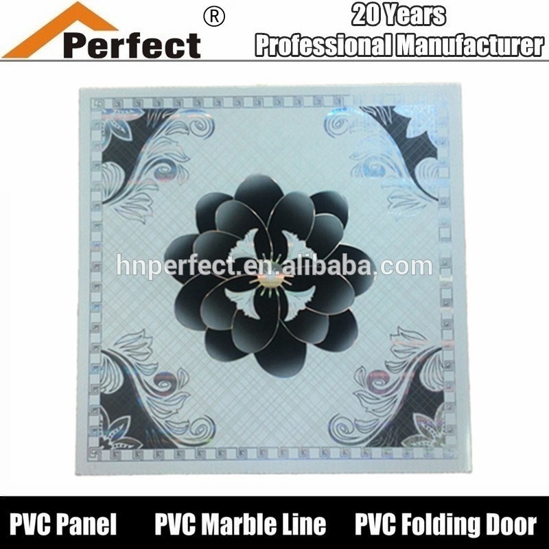 suspended pvc gypsum ceiling tile design 595 595mm/600x600