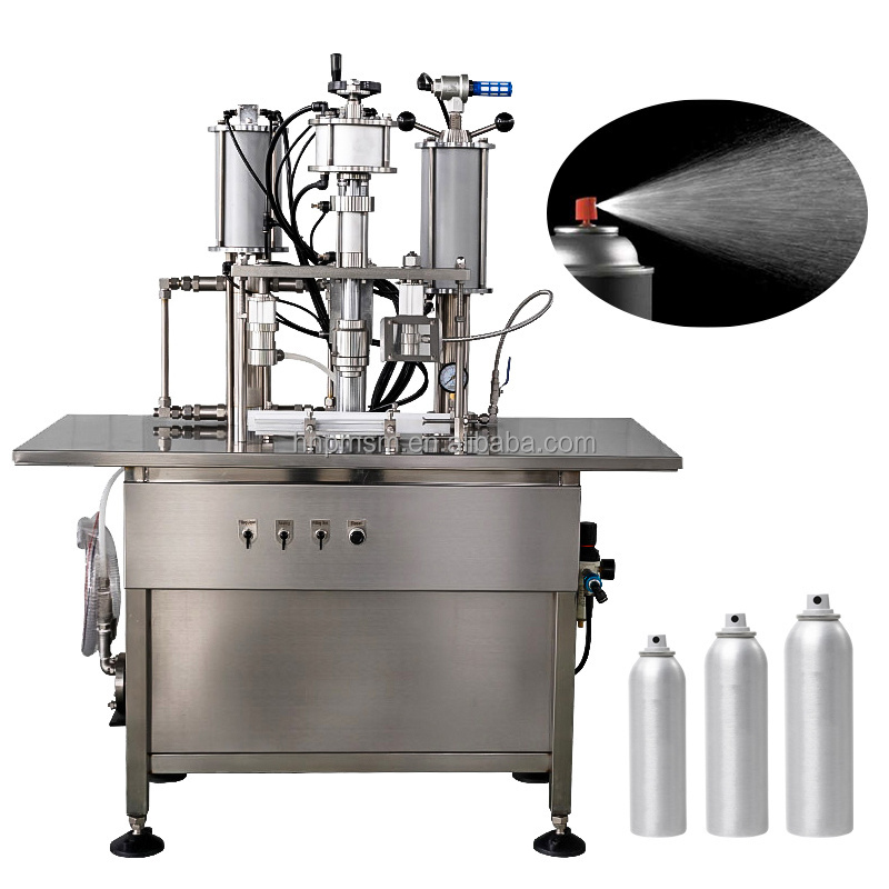 Top Quality Air Cap Machine Semi Automatic Cartridge Filling Machine Spray Paint Filling Machine