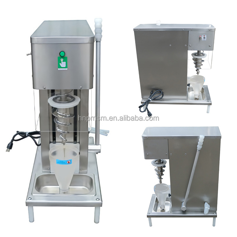 Factory Sale Automatic Milkshake Machine Stainless Steel Soft Ice Cream Stick Making Machine Swirl Ice Cream Machine