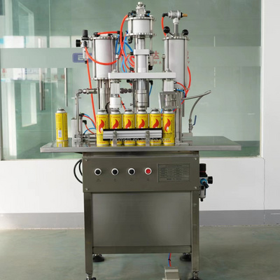 Multifunctional Aerosol Can Spray Paint Filling Machine Manual Nasal Spray Filling Sealing Machine