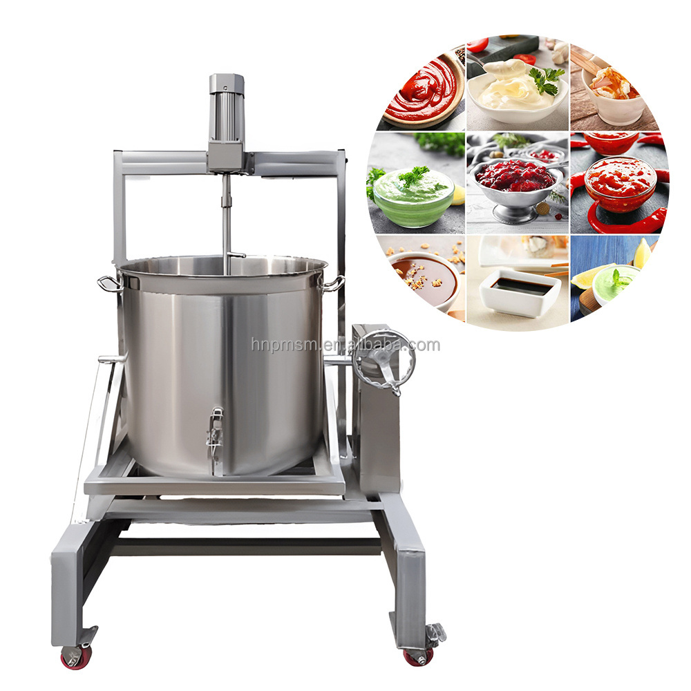 Top Quality Tomato Sauce Cooking Mixer Hot Selling Soy Sauce Processing Machinery Cooking Mixer Machine