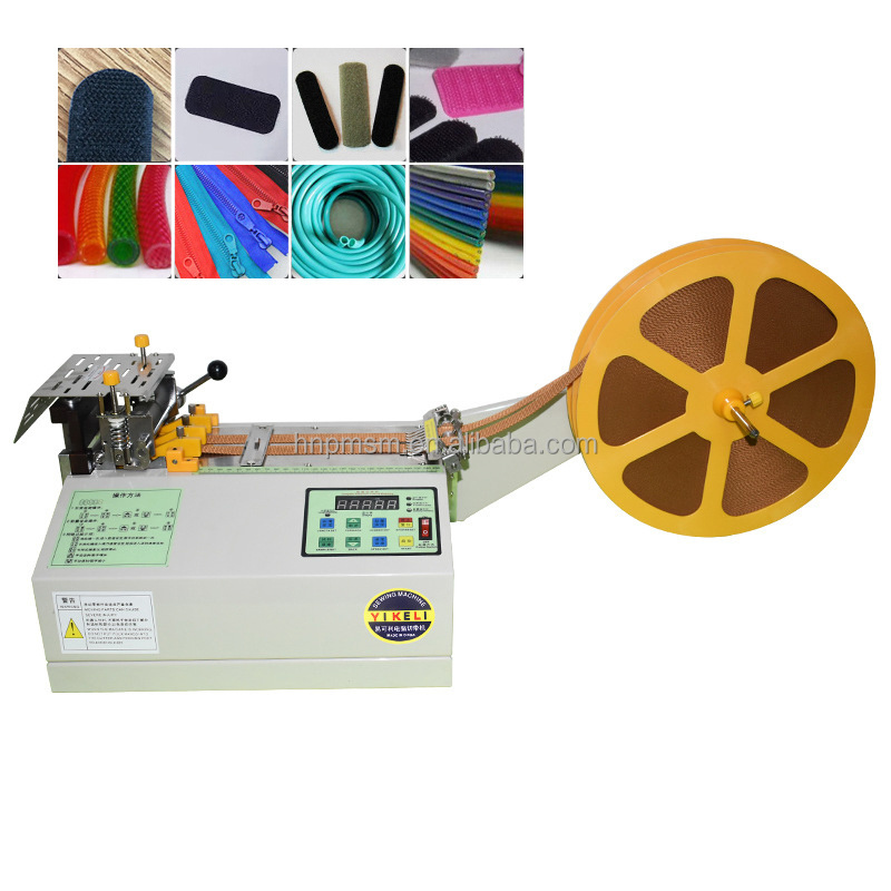 Hot Knife Ribbon Elastic Band Cutting Machine Fully Automatic Label Cutting Machine For Mask Fabric