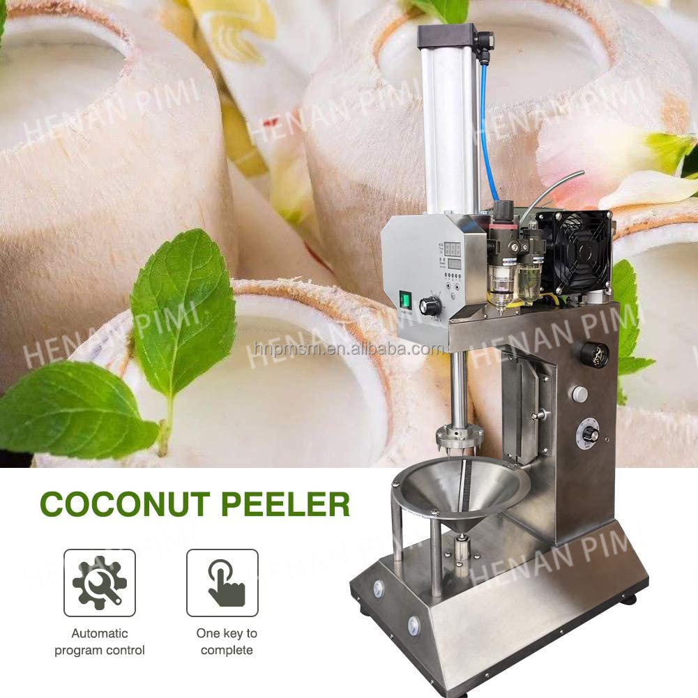 Quality Assurance Green Tender Coconut Trimming Machine Wholesale Young Coconut Processing Machine Copra Peeling Machine