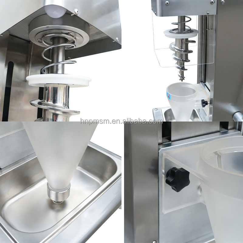 Factory Sale Automatic Milkshake Machine Stainless Steel Soft Ice Cream Stick Making Machine Swirl Ice Cream Machine