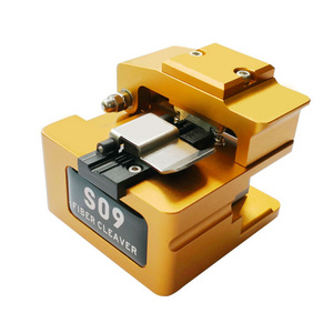 High-precision optical fiber optic cleaver S09 with waste fiber box fiber cleaver S09 with tungsten steel blade