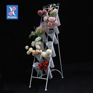 Ladder-shaped Flower Stand, Sunny Flower Pot For Home & Florist Decoration Custom Size