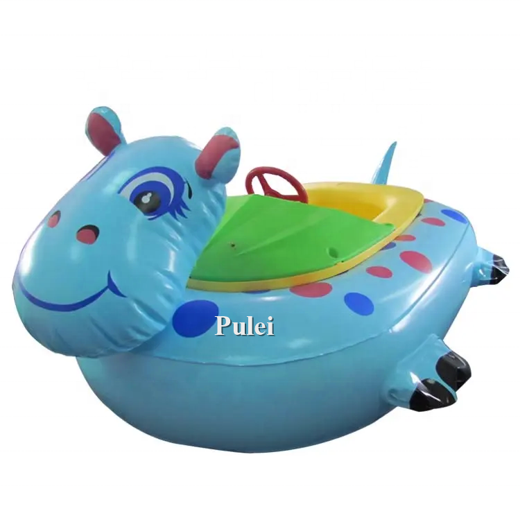 Water Toys Adults Motorized Inflatable Bumper Boat Kids Electric Bumper Boat Commercial Portable Cartoon Inflatable Pool Boat