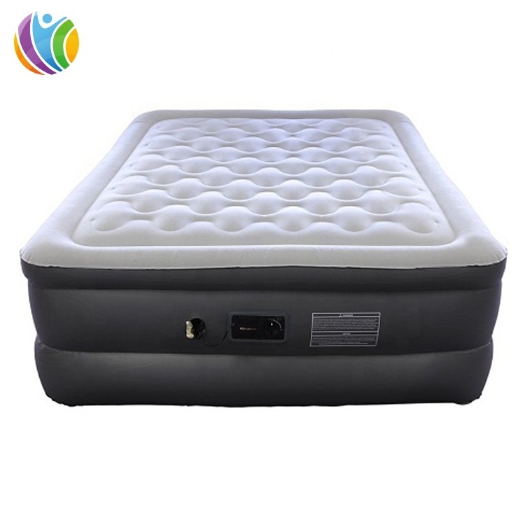 New arrival inbuilt electric pump blowup inflatable air bed,inflatable lazy bed,air bed inflatable banana with factory price