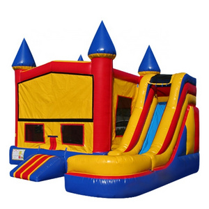 Commercial Wholesale Custom Adult Kids Cheap Inflatable Jumping Bouncy Castle Toboggan Gonflable Water Slide Combo Bounce House