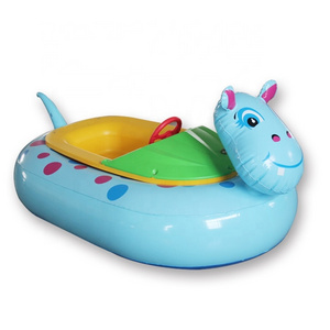 Water Toys Adults Motorized Inflatable Bumper Boat Kids Electric Bumper Boat Commercial Portable Cartoon Inflatable Pool Boat