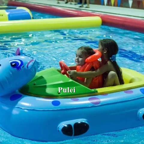 Water Toys Adults Motorized Inflatable Bumper Boat Kids Electric Bumper Boat Commercial Portable Cartoon Inflatable Pool Boat