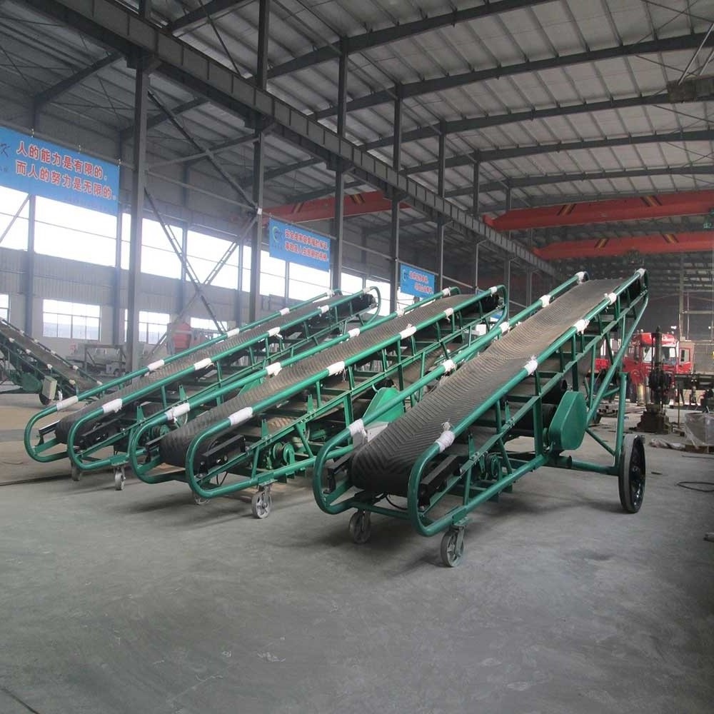 Belt Conveyor Firewood Equipment Wood Processor Elevator Belt Conveyor