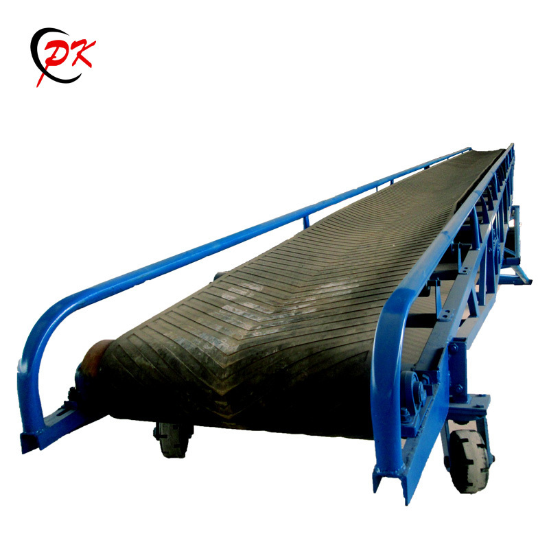 High quality Mobile rubber belt conveyor for truck loading unloading