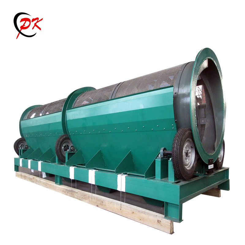 Factory Direct Sales Small Rotary Vibrating Trommel Sieve Screen