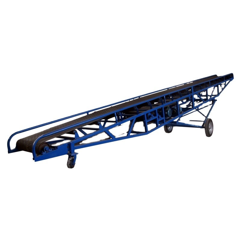 High quality Mobile rubber belt conveyor for truck loading unloading