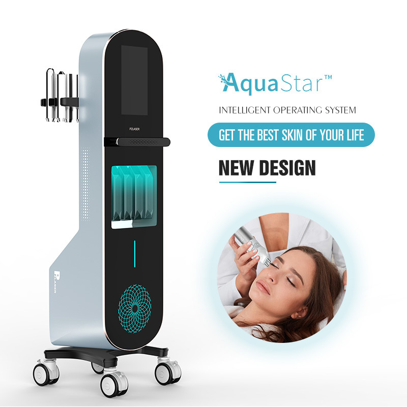 7 In 1 H2o Faciale Dermaque 9 Beauty Korean Water Facial Machine With Led Mask Hydro