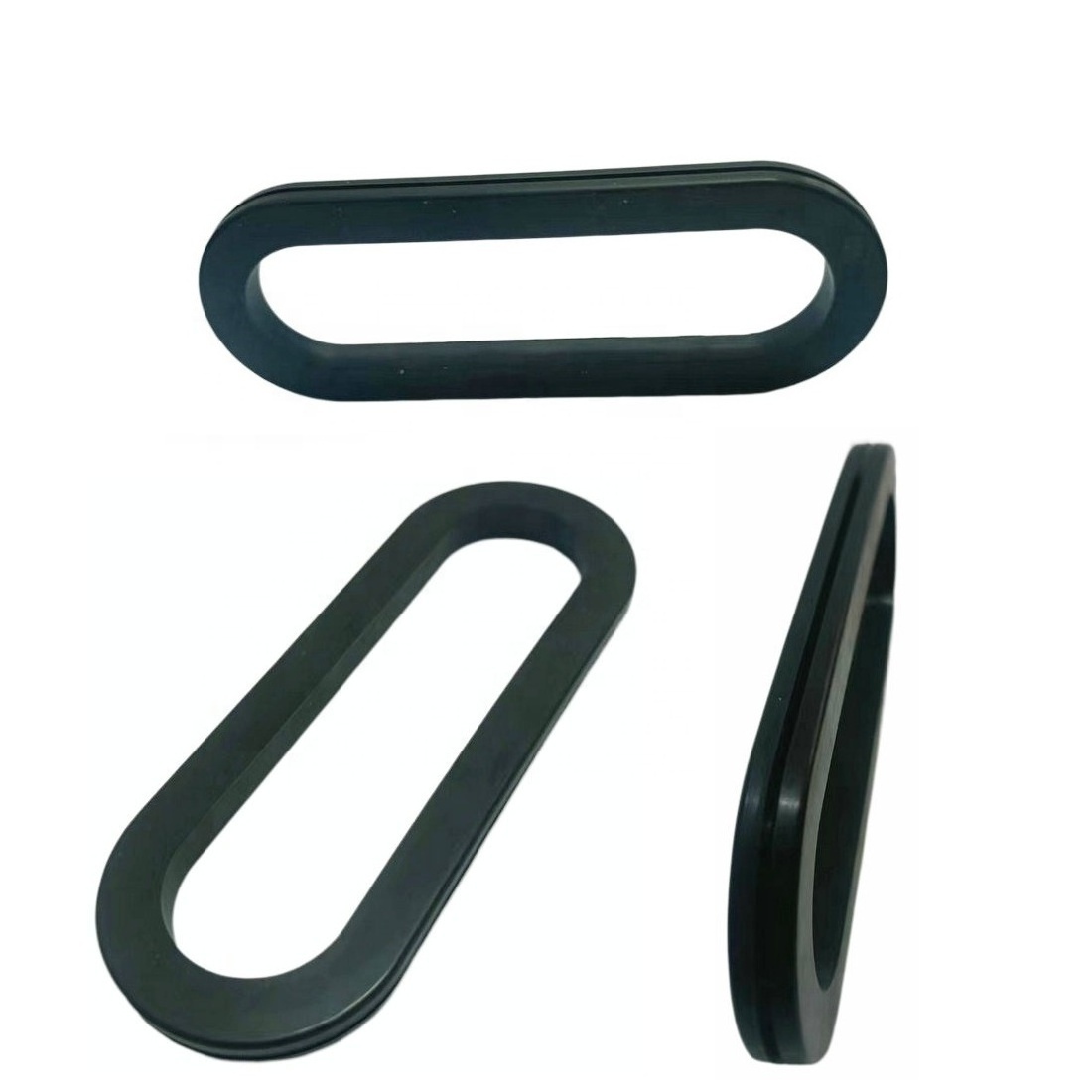 Same Day Delivery Stock 1.375*4.5 inch Oval Rubber Grommet for Metal Edge Protector