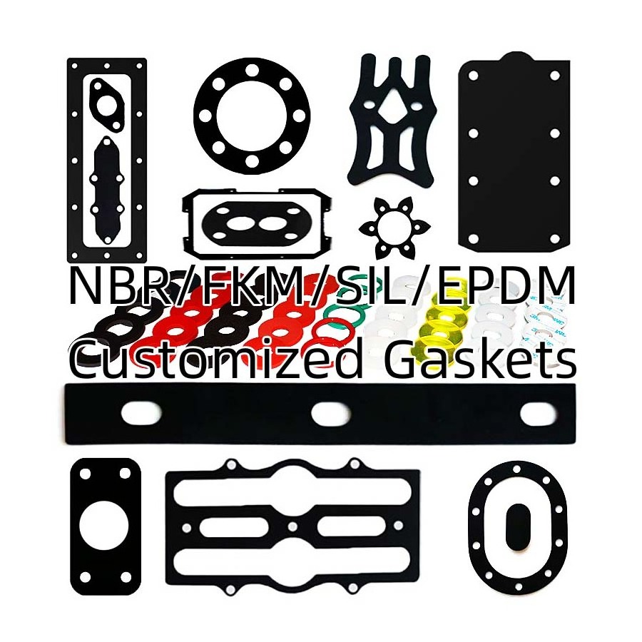 Chinese manufacturer customized rubber seal gasket in different materials