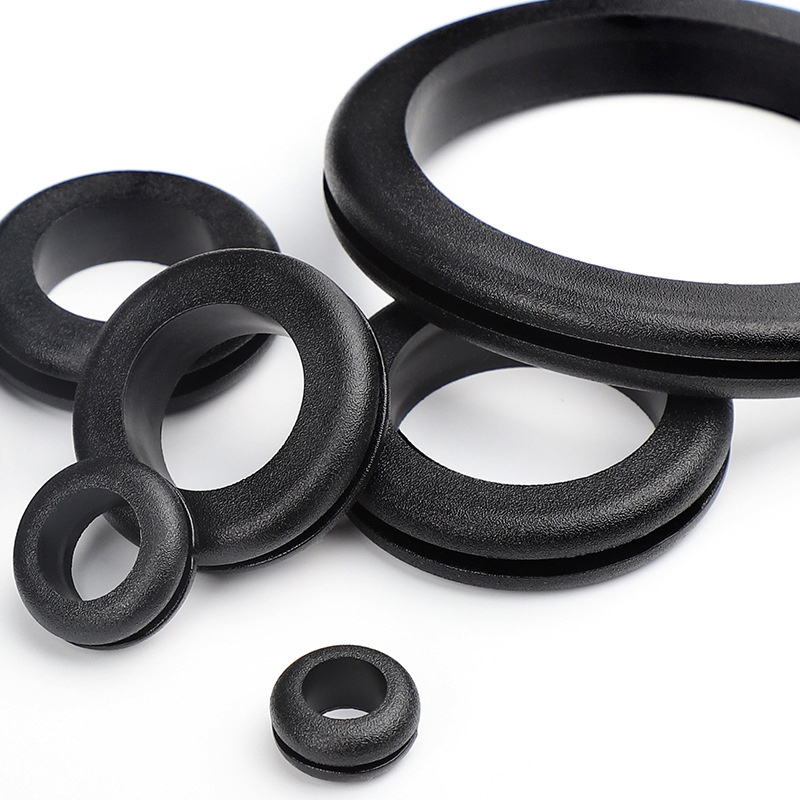 Rubber Grommet Electrical Gasket Ring Assortment For Protecting Wires And Cables