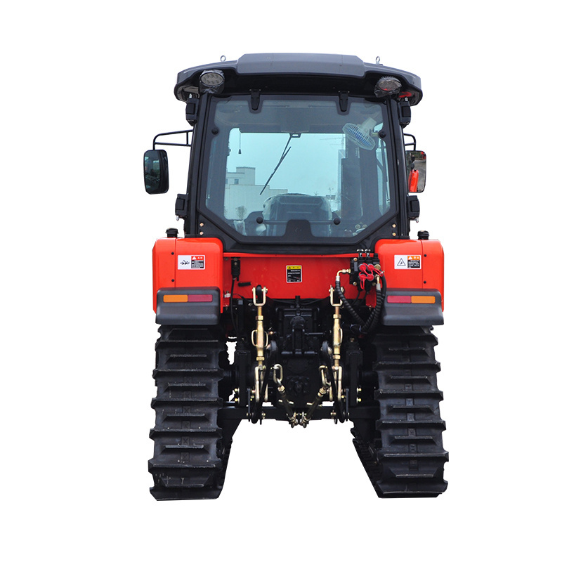 Farm Small 80HP Paddy Crawler Tractor 4 Cylinders Planetary Differential Steering Equipment For Sale In Philippines