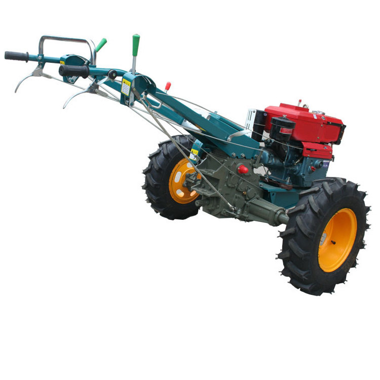 China Manufacturer Small Walking Tractor Agricultural Equipment Accessories 12HP QLN-121 Walk Behind Tractor With Implements