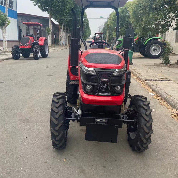 China Price Small 50HP Farm 4 Wheel Drive Tractor QLN-504 Small Farm Wheel Tractor Agricultural Tractor Disc Harrow In Kenya