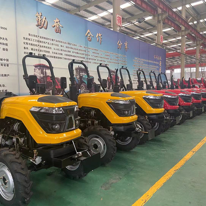 China Price Small 50HP Farm 4 Wheel Drive Tractor QLN-504 Small Farm Wheel Tractor Agricultural Tractor Disc Harrow In Kenya