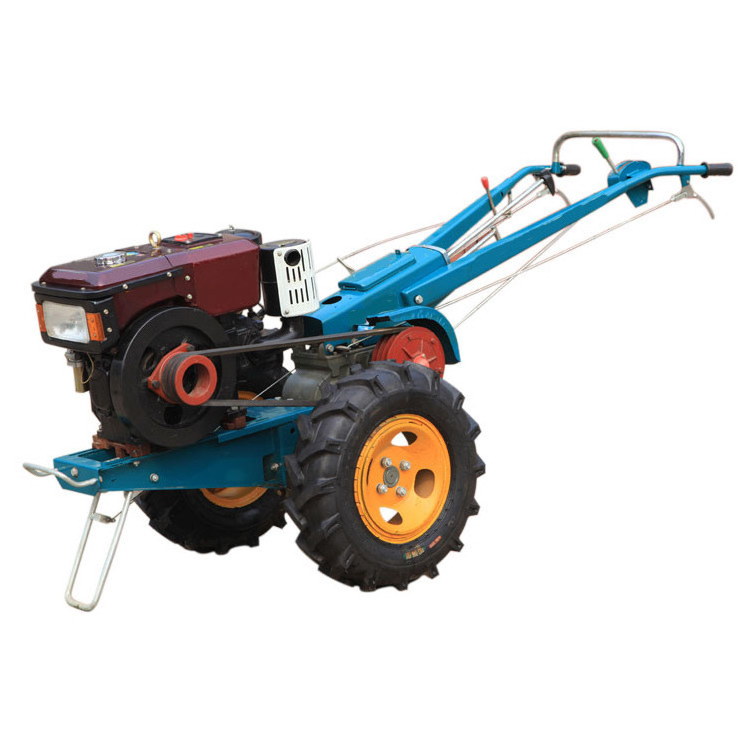 11hp 8.08 power CE certificate garden wheel walking tractor with rotary tiller