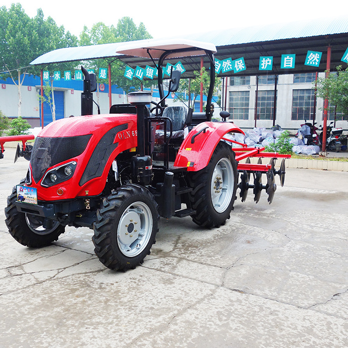 Famous Brands Agricultural Tractor With Price,35HP 40HP 45HP 50HP 60HP 65HP 4*4 Compact Tractor With Loader And Backhoe