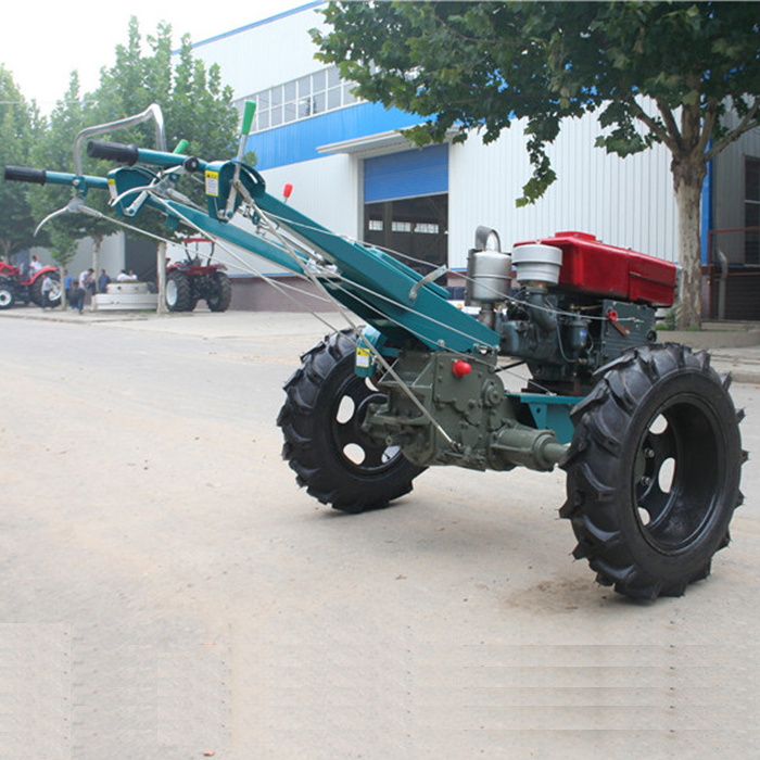 Cheap Price Hand Tractor Manual Walking Tractor Disc Plough Agriculture Machine 11HP Mini Tractor Sale Thailand