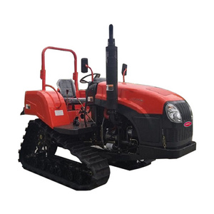 Farm Small 80HP Paddy Crawler Tractor 4 Cylinders Planetary Differential Steering Equipment For Sale In Philippines