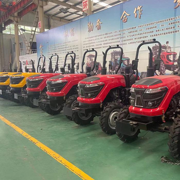 China Price Small 50HP Farm 4 Wheel Drive Tractor QLN-504 Small Farm Wheel Tractor Agricultural Tractor Disc Harrow In Kenya