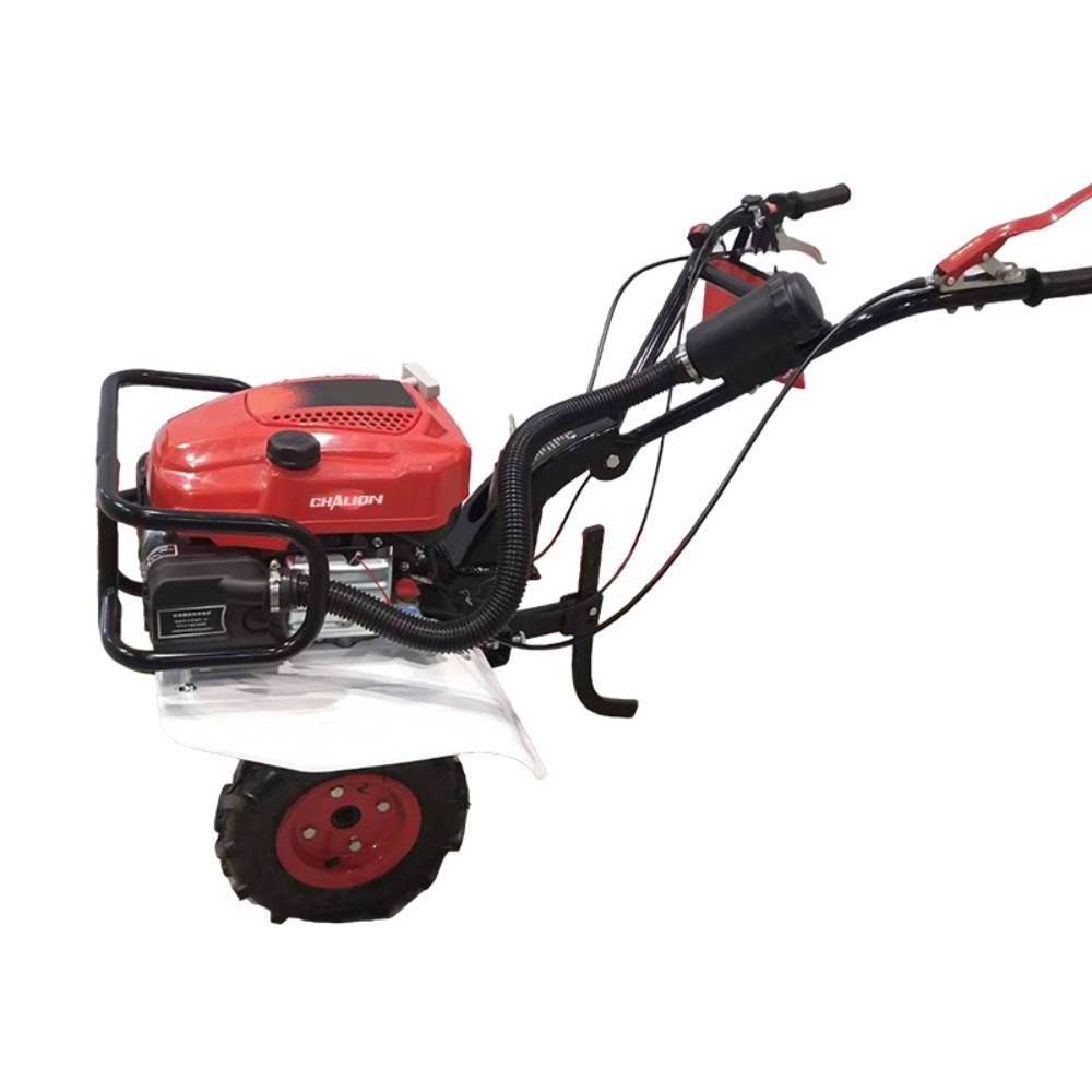 China Wholesale Price Portable Small Farming Soil Ploughing Cultivator Diesel Power Tiller Machines With Reaper Header Price