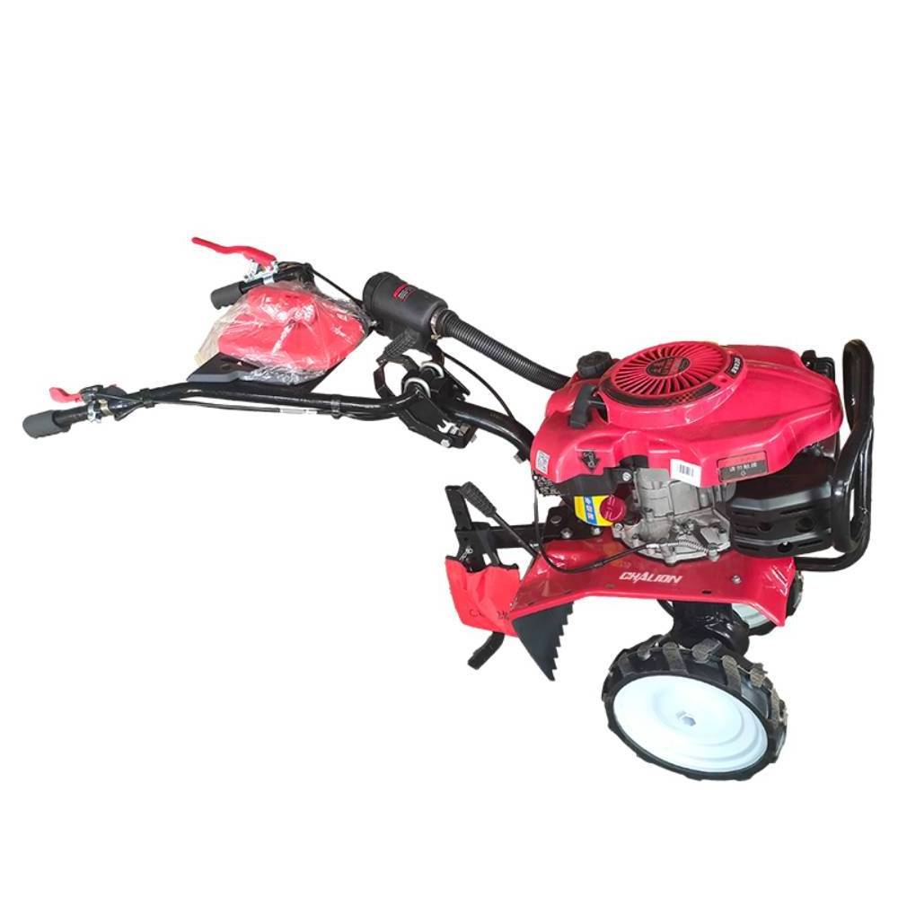 China Wholesale Price Portable Small Farming Soil Ploughing Cultivator Diesel Power Tiller Machines With Reaper Header Price