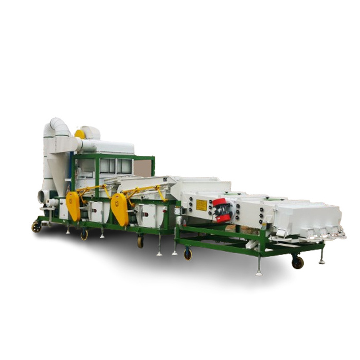 Chalion Wheat Rice Grain Seed Selection Machine Wheat Seed Cleaner Machine Large Combined Seed Cleaner With Gravity Table